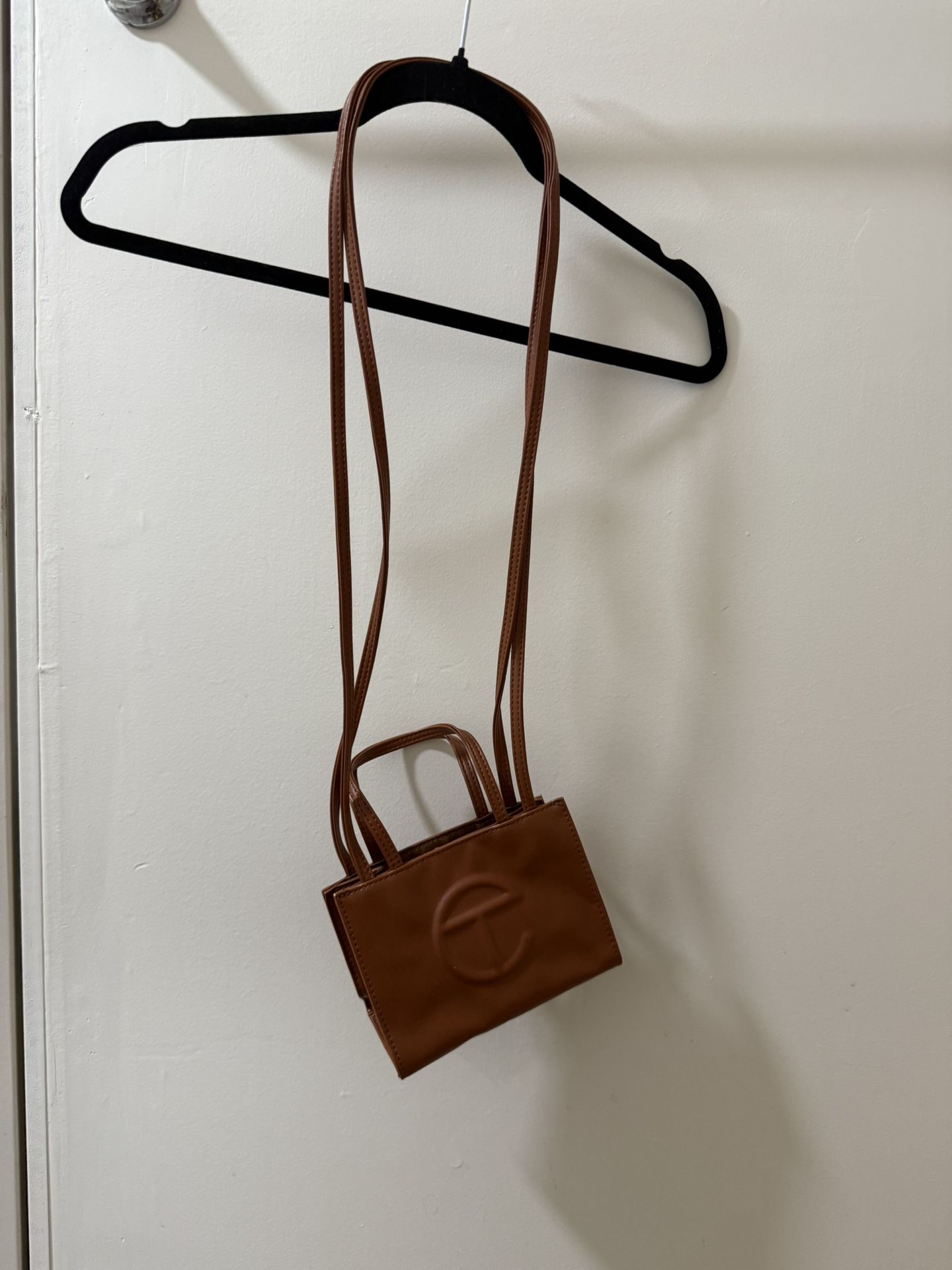 Telfar Small Tan Shopping Bag