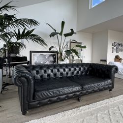 Restoration Hardware Leather Sofa 