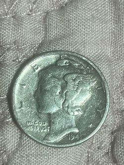 One dime Of silver 1941