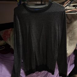 Black And Grey Crewneck Sweater