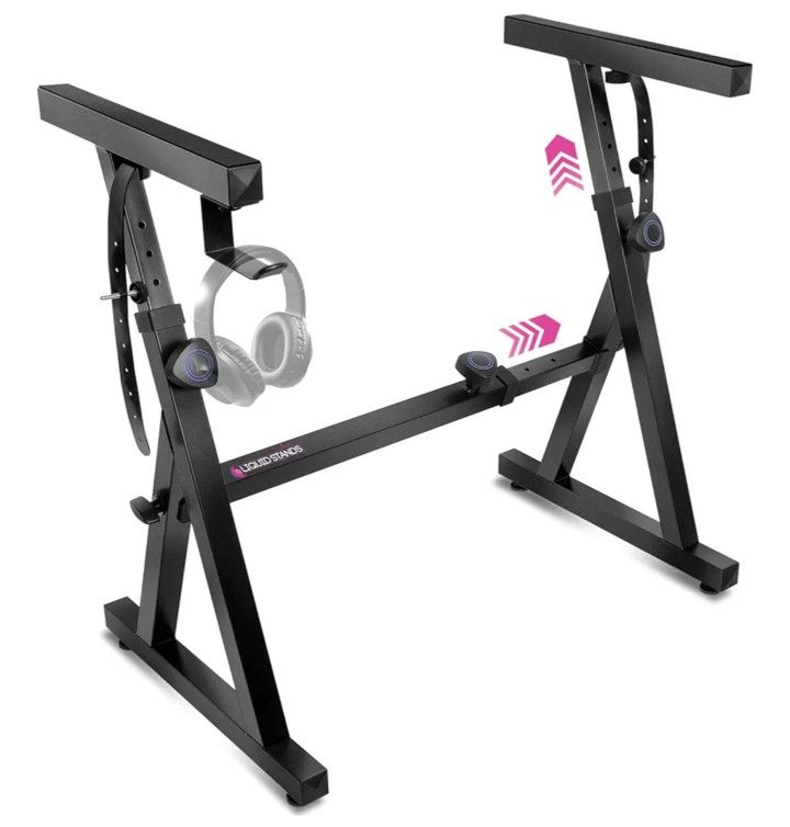 Piano Keyboard Stand - Z Style Adjustable/Portable Heavy Duty Stand - 54-88 key electric pianos