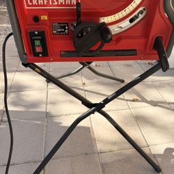 Craftsman Table Saw Like New 
