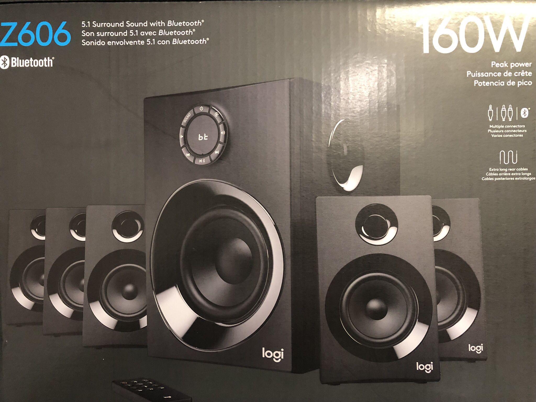 Army reference selv Logitech Z606 5.1 Surround Sound Speaker Kit With Bluetooth for Sale in  Brooklyn, NY - OfferUp
