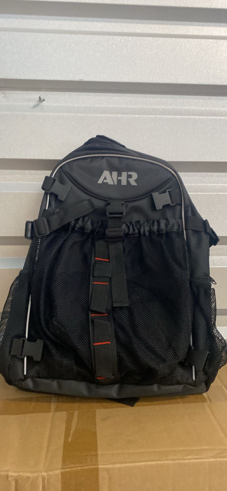 AHR Motorcycle Backpack with Large Capacity Helmet Baseball Storage