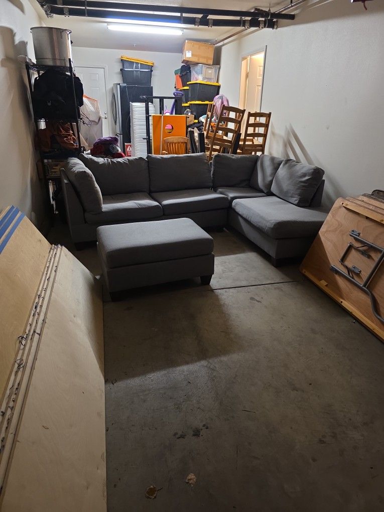 Grey Sectional Couch 