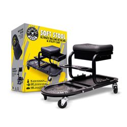 Chemical Guys Soft Stool Rolling Detailing & Utility Cart