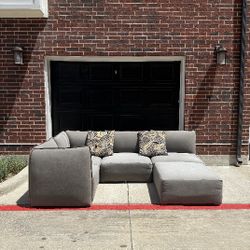Pottery Barn Gray 5Pc Modular Sectional Pick Up Or Delivery Available Great Condition