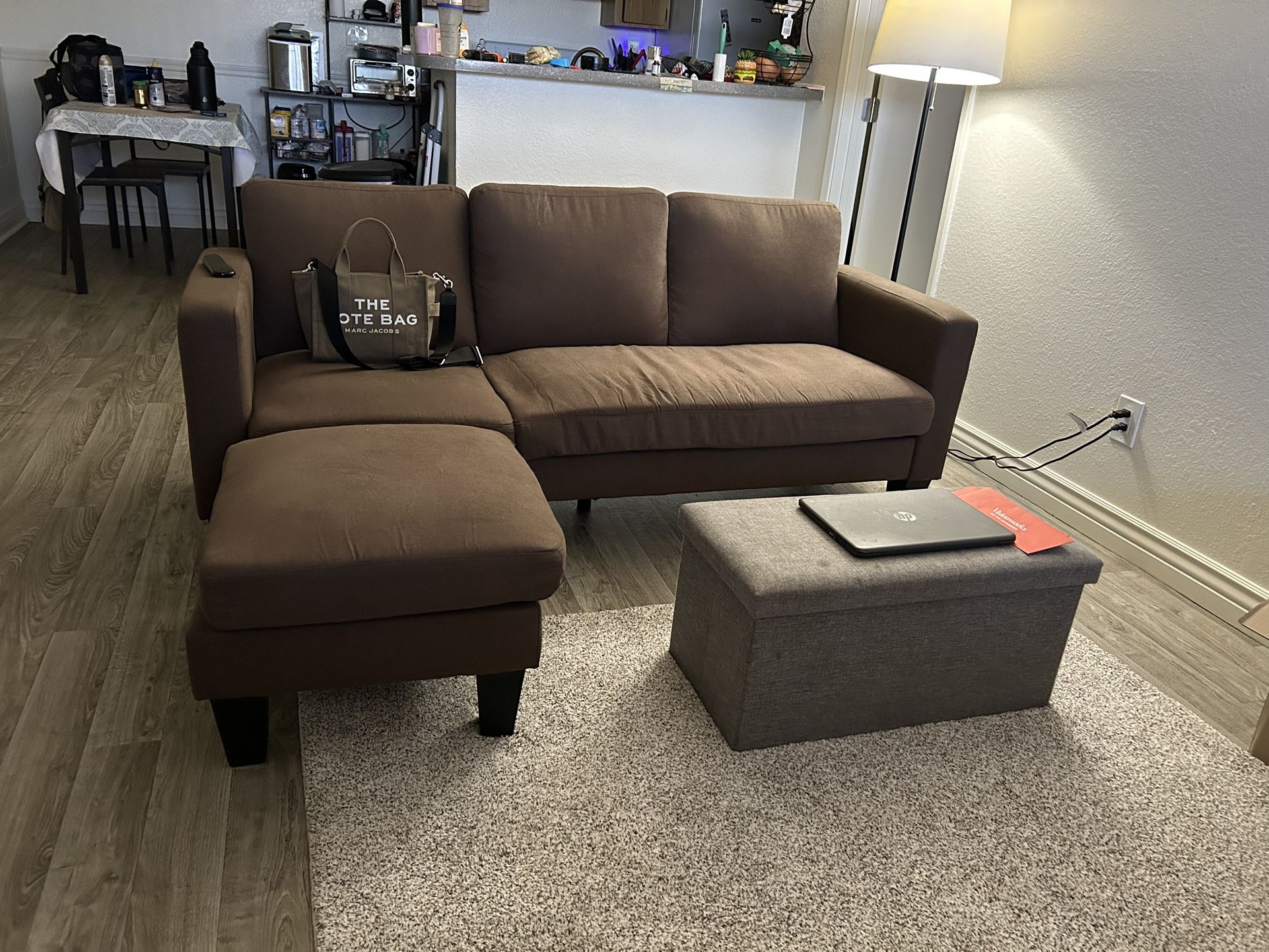 Small Brown Couch