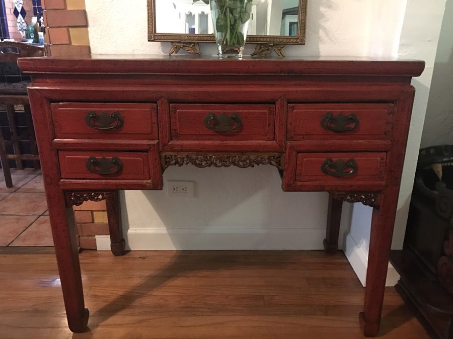 Indonesian console table