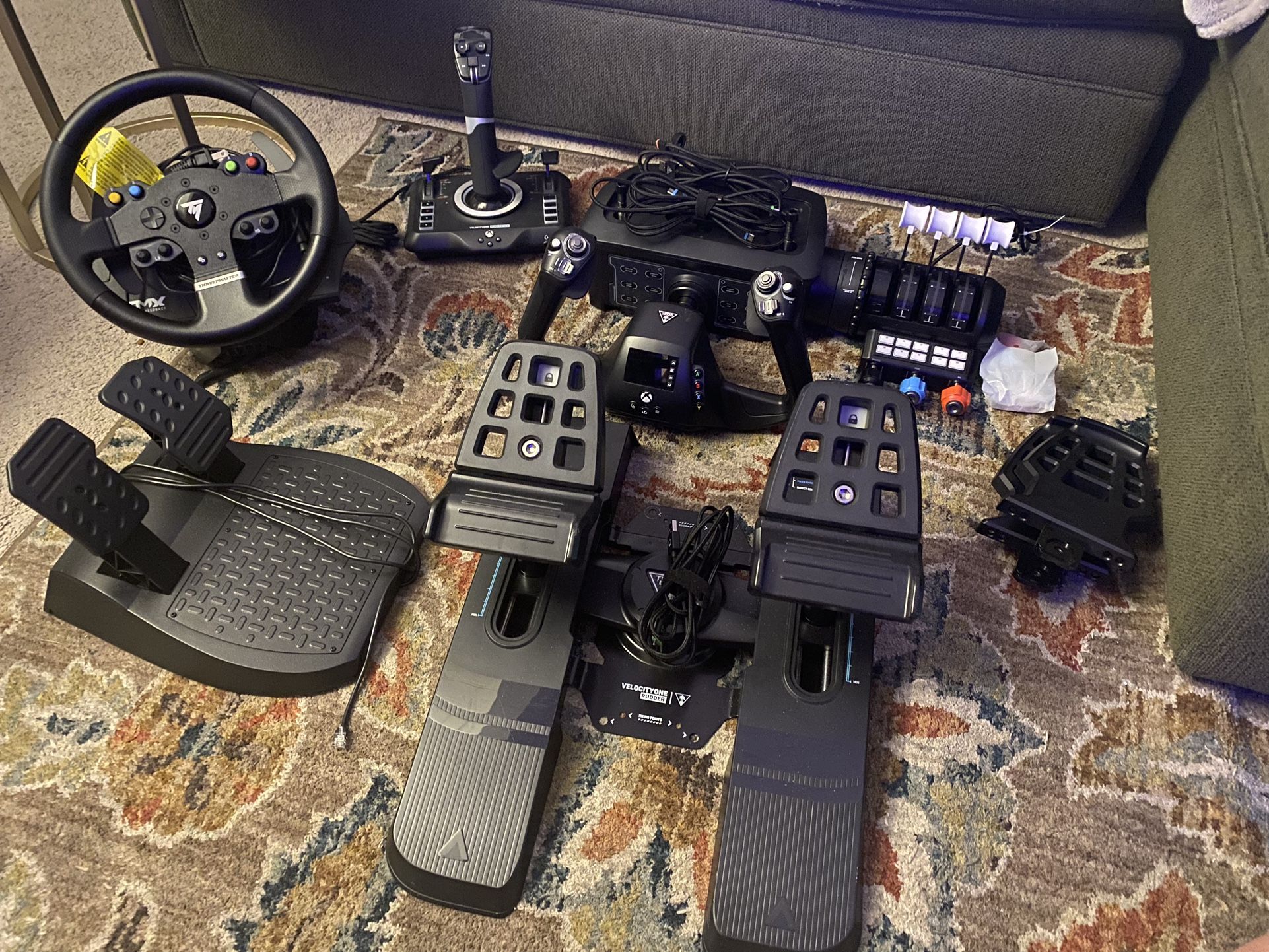 Lot Of Various Flight And Racing Simulator Gear