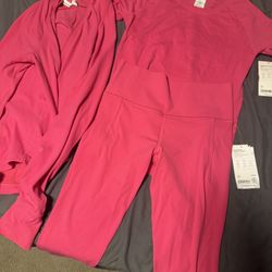 Athleta Hot Pink Set
