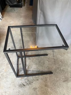 Glass Side Table