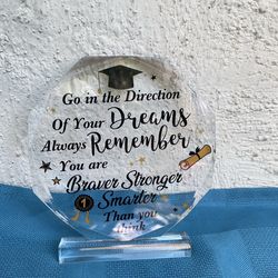 Graduation Inspirational Acrylic Gift for Her Him