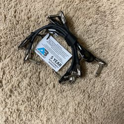 6 x Lava Mini ELC (White) - 6 Inch - Guitar Bass Effects Instrument Patch silver