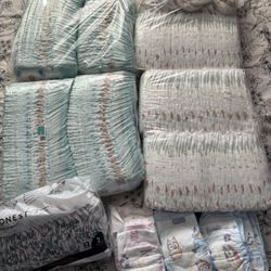 Diapers Bundle over 200 Diapers Size 3