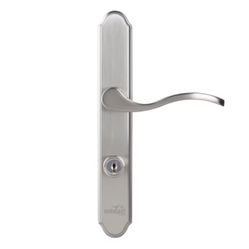 1.9-in Adjustable Satin Nickel Brass Screen/Storm Door Handle Set Hardware Kit 28827