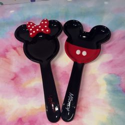 Disney Mickey & Minnie Ceramic Spoon Rest Set NEW