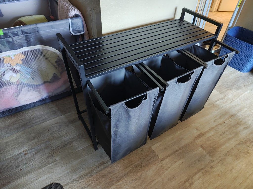 Laundry Hamper Shelf