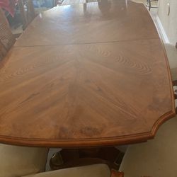 Kitchen Table Solid With 6 Chairs 