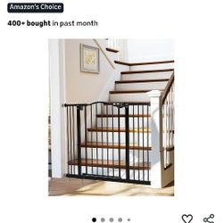 InnoTruth 29-39.6”Baby Gate for Stairs & Doorways,30" Tall Dog Gate for Pets,Dual-Lock Safety and One Hand Opening Design,Pet Gate for Hallways