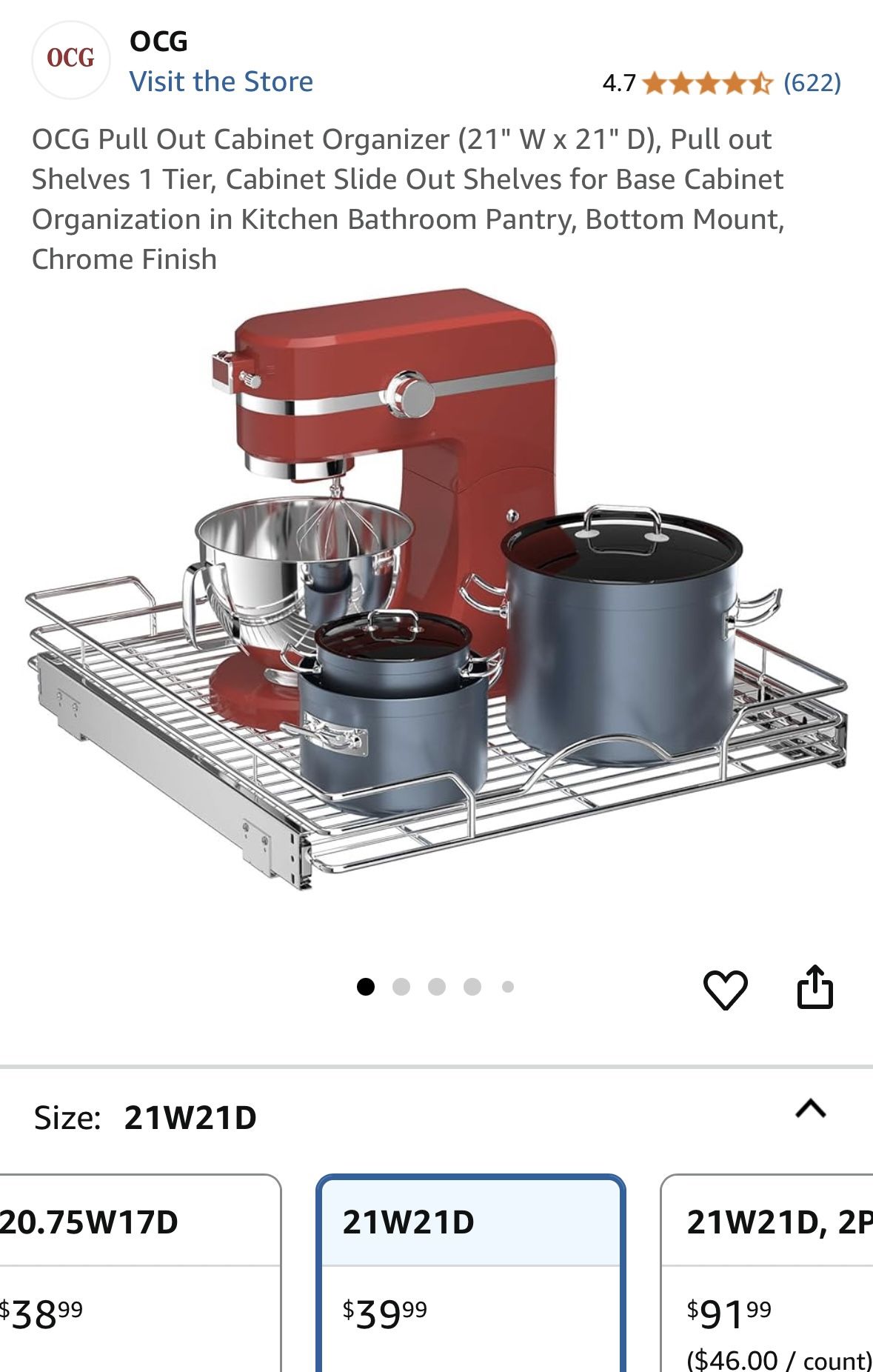Pull Out Cabinet Shelf