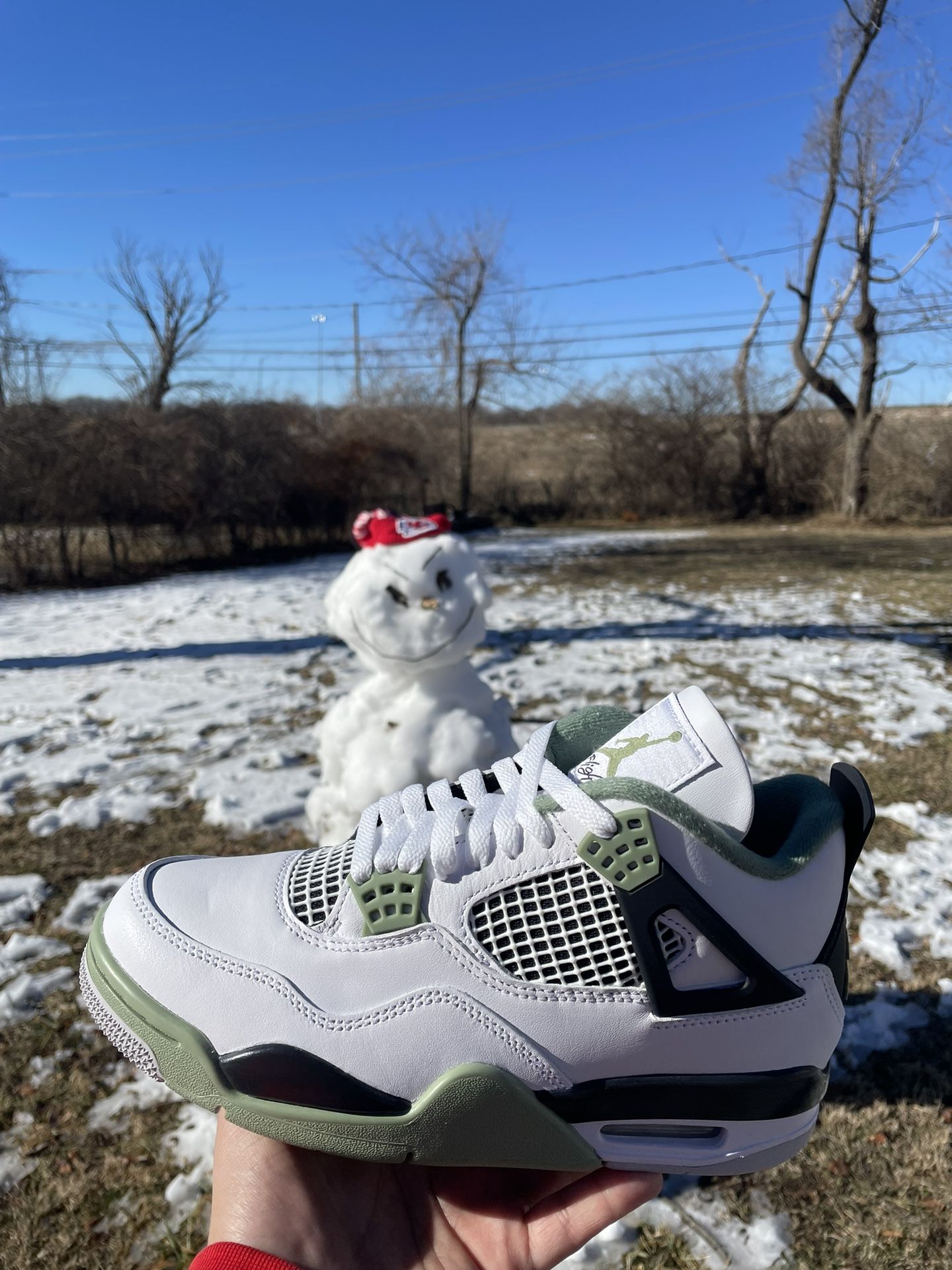 DS Jordan 4 Sea Foam Sz9W