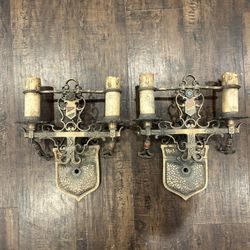 ANTIQUE WALL SCONCES