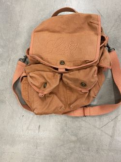 Lucky Brand Big Canvas Backpack or Diaper Bag