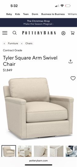 Pottery Barn Swivel Chair