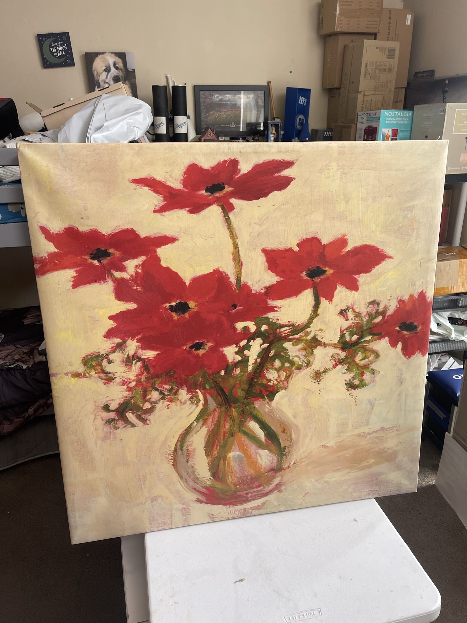 3 Large Canvases
