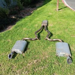 OEM 2020 Ford Mustang Ecoboost Catback Exhaust System Stock