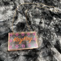 Custom Personalized Acrylic Crossbody Purses, Any Design Any Color