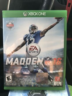 Xbox One madden 16 Game Football