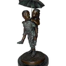 Kids Bronze Sculpture 