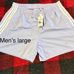 Men’s Adidas Lilac Shorts Size Large NEW
