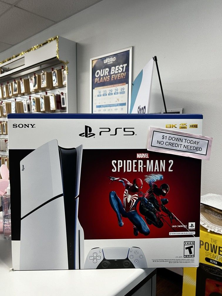 Playstation 5 PS5 Marvel's Spiderman Edition New Gaming Consoles -PAYMENTS AVAILABLE-$1 Down Today 