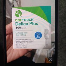 One Touch Lancet 100 Count