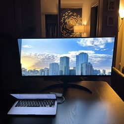 LG 34” UltraWide Monitor (34WQ500-B) – 100Hz IPS – Excellent Condition