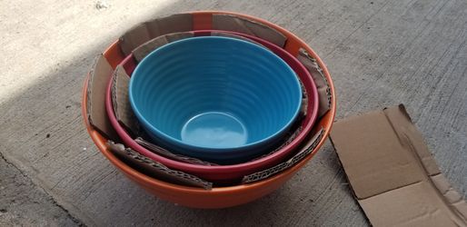 PIONEER WOMAN FLEA MARKET 3 PC CEREMIC BOWL