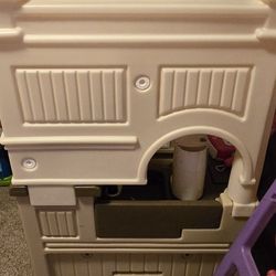 Play House With Cart, Food, Dishes Minnie Mouse Cash Register And Miscellaneous Kitchen Items