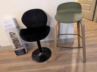 Stools and shelf organizer
