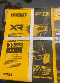 Dewalt DCF845 20v XR Cordless Brushless 1/4 in. 3-Speed Impact Driver (Tool-Only)