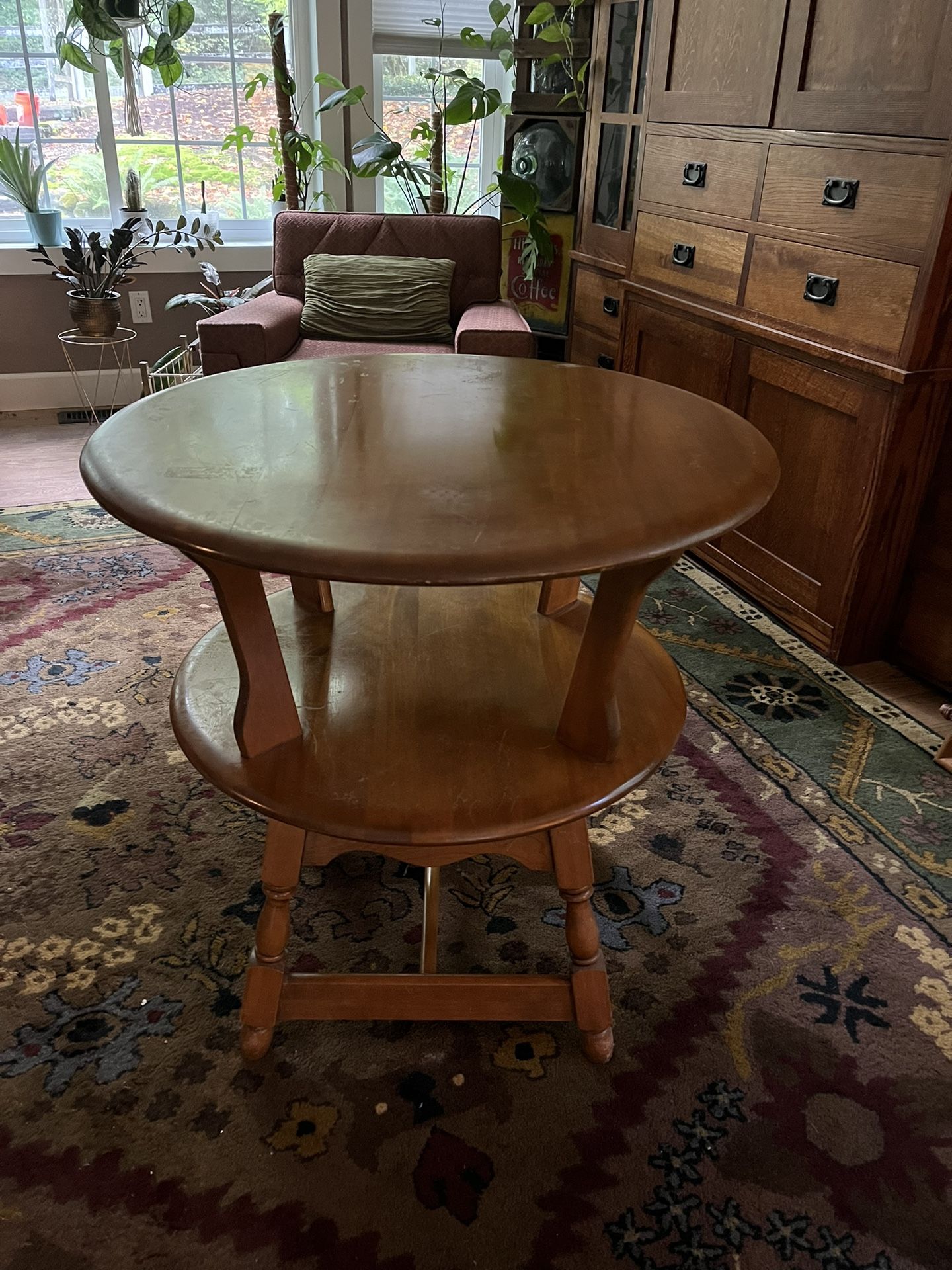 Vintage Mid Century 2-level End Table