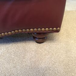 Leather Ottoman 