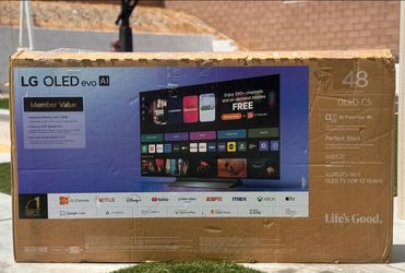 48c5 48” Lg smart 4k oled hdr tv
