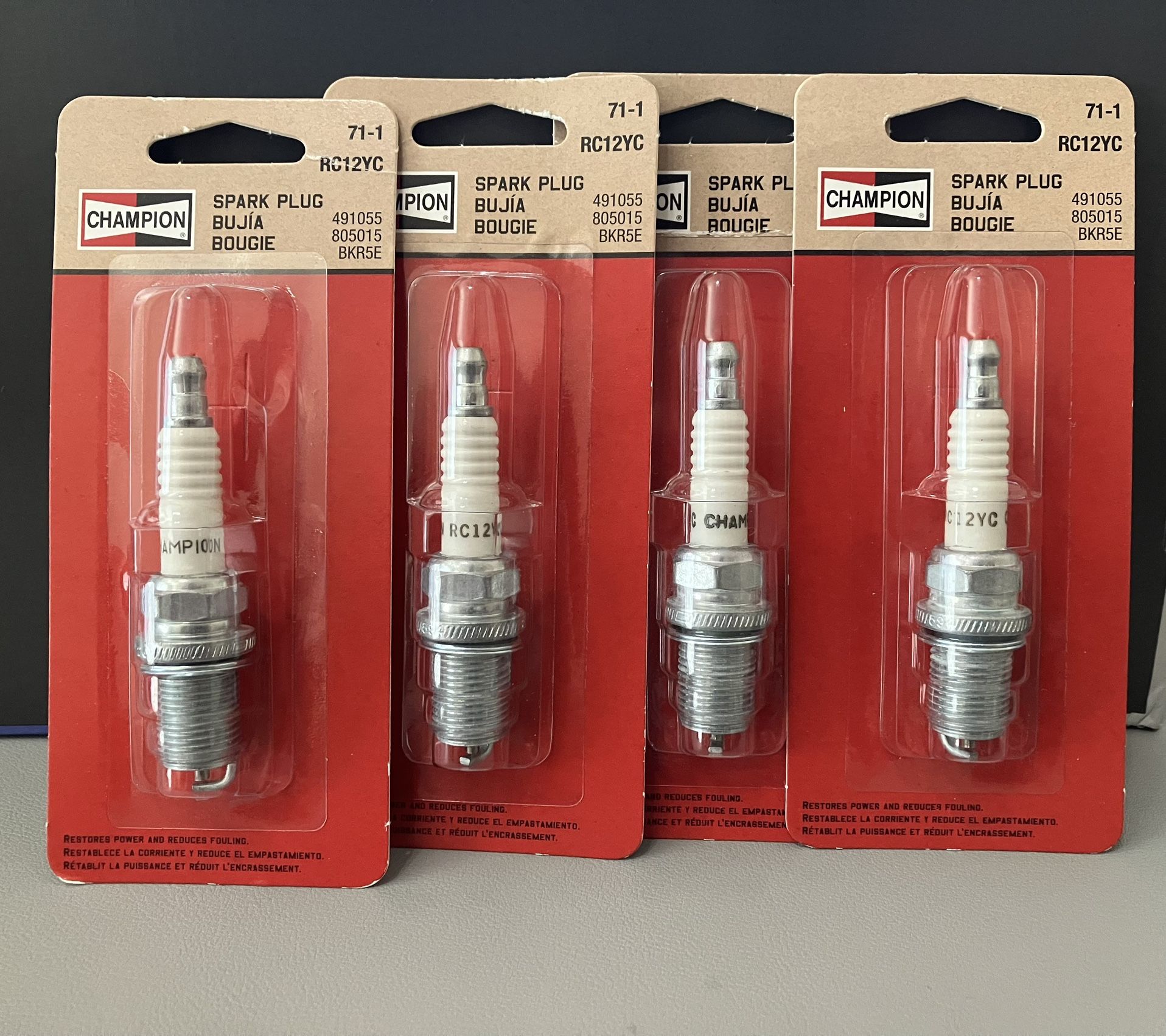 RC12YC 71-1 | Champion Nickel Spark Plugs - 4pk