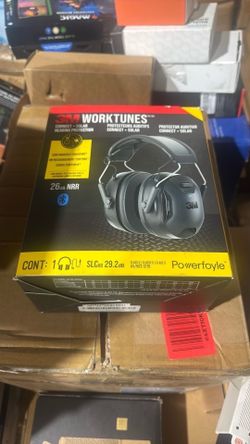 3M Work cast Connect + Solar Wireless Hearing Protector With Bluetooth