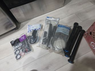 Plumbing Parts Lot – P-Trap, Bath Drain, Fittings