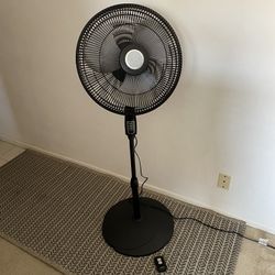 Lasko 16" Oscillating Pedestal Stand Fan with Remote Control (Black)