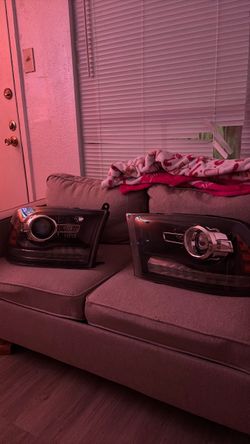 Ram 1(contact info removed)-2018 Projector Headlights Pair Black Housing